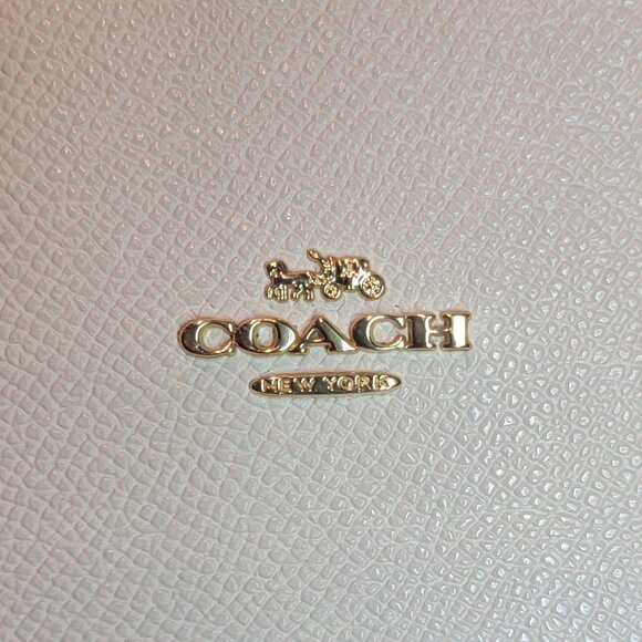 COACH | Womens Leather Shoulder Tote - Cream/Off-White - Picture 2 of 7